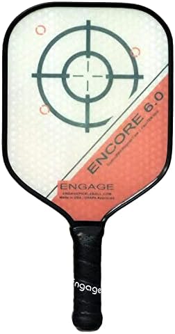 Engage Encore 6.0 Partleball Pardle | USAPA אישרה | פיברטק מרקם דחיסה גבוהה פיברגלס פנים ובקרה של